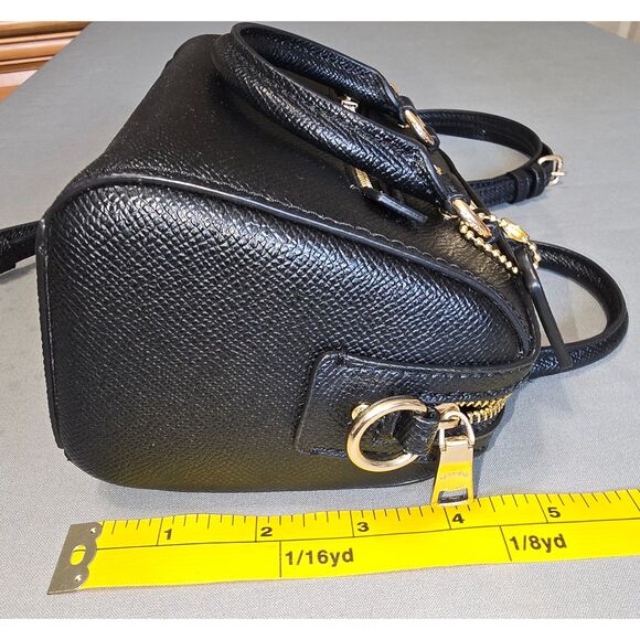Coach Mini Rowan - Black Leather - Picture 9 of 12